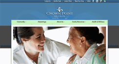 Desktop Screenshot of crownpointhealth.com