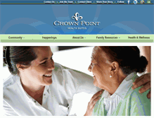 Tablet Screenshot of crownpointhealth.com